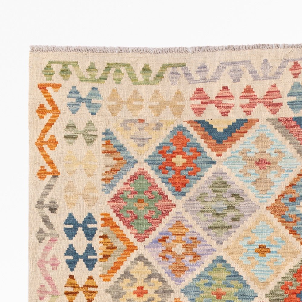 Kilim Maimana Tæppe 248x180cm - Uldtæppe