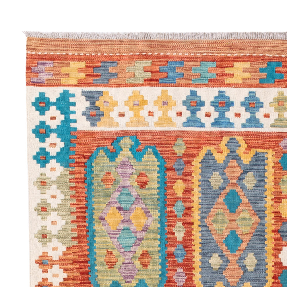 Kilim Maimana Tæppe 200x154cm - Uldtæppe