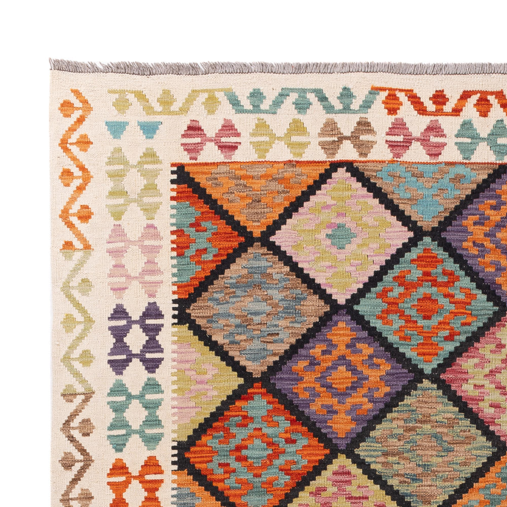 Kilim Maimana Tæppe 252x187cm - Uldtæppe