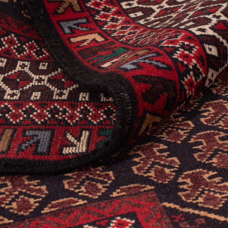 Belutsch Teppich - 140 x 90 cm - mehrfarbig