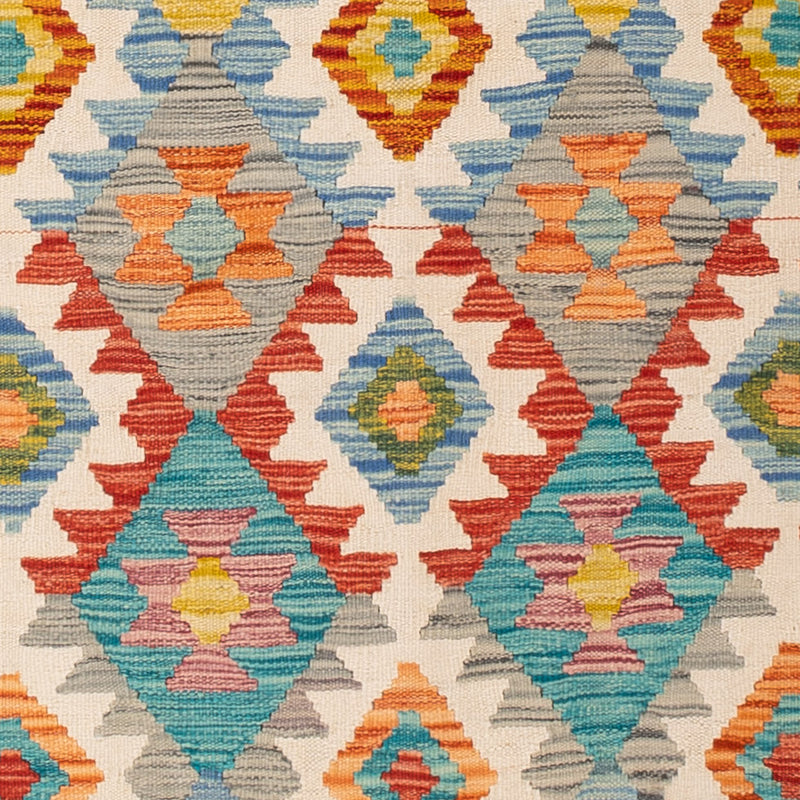 Kelim Teppich - Splash - 197 x 159 cm - bunt