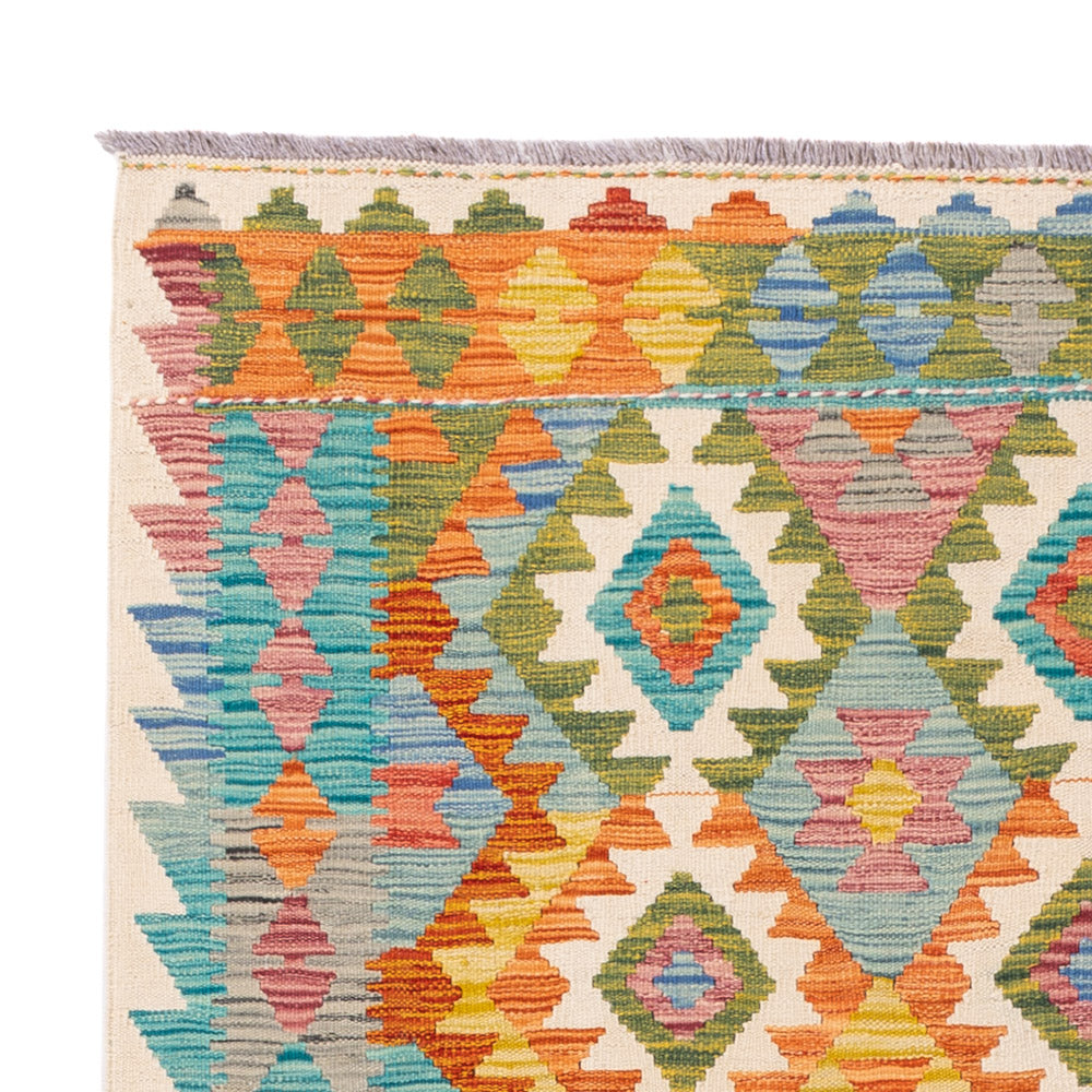 Kilim Maimana Tæppe 197x159cm - Uldtæppe