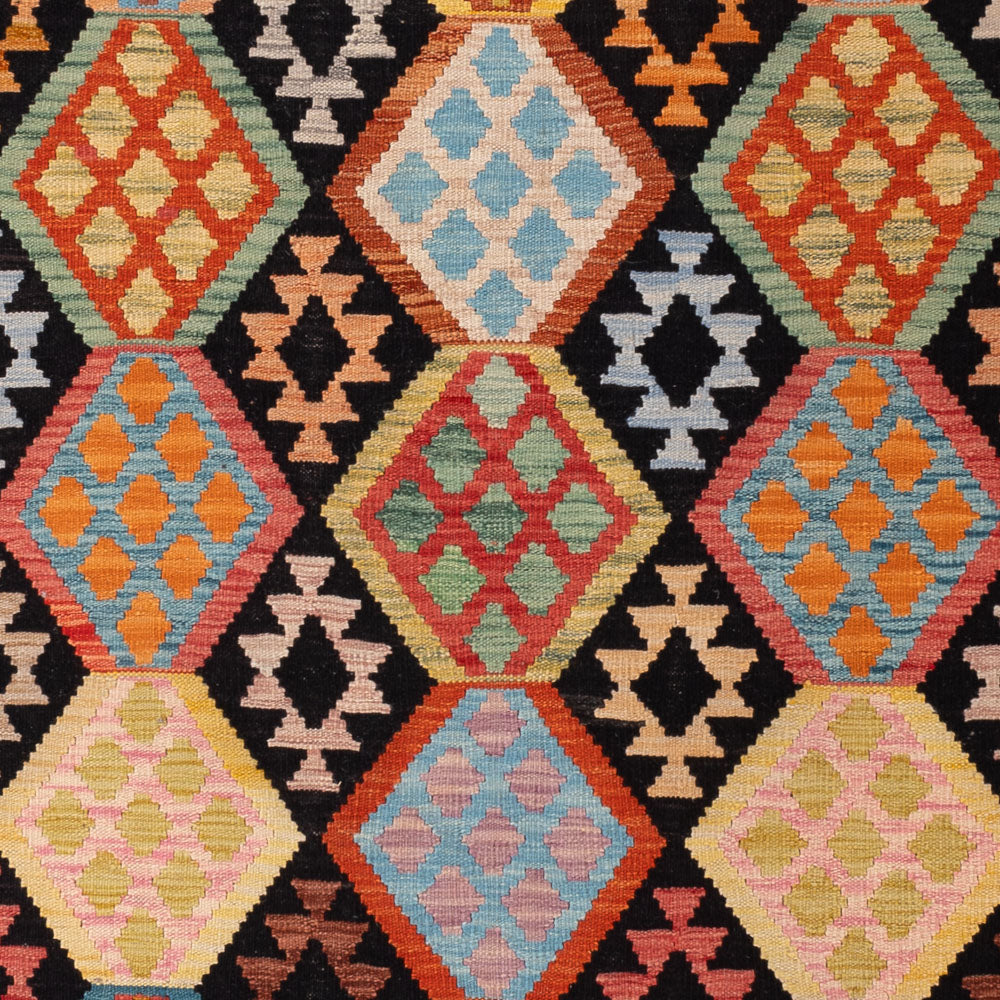 Kelim Teppich - Splash - 249 x 187 cm - bunt