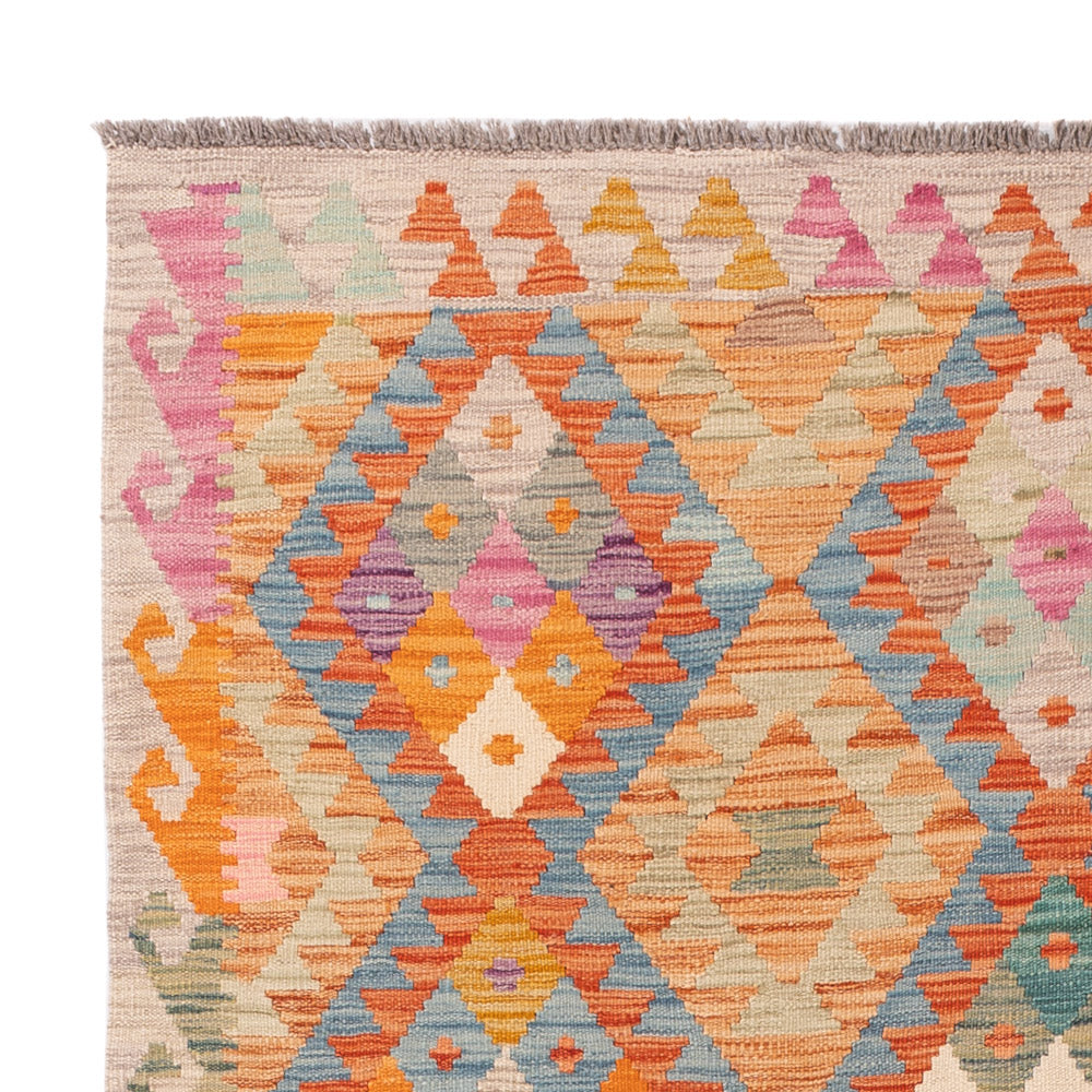 Kilim Maimana Tæppe 203x153cm - Uldtæppe