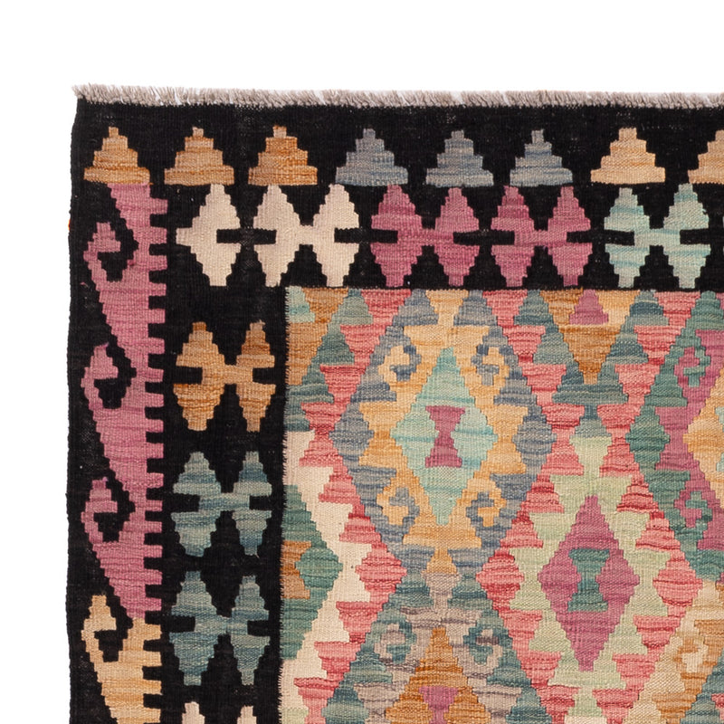 Kelim Teppich - Splash - 202 x 153 cm - bunt