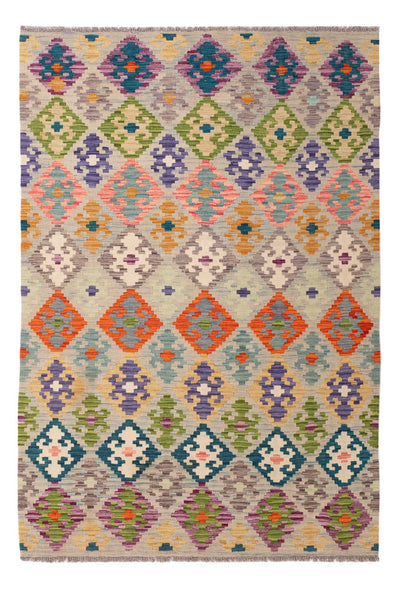Kilim Maimana Tæppe 150x215cm - Uldtæppe