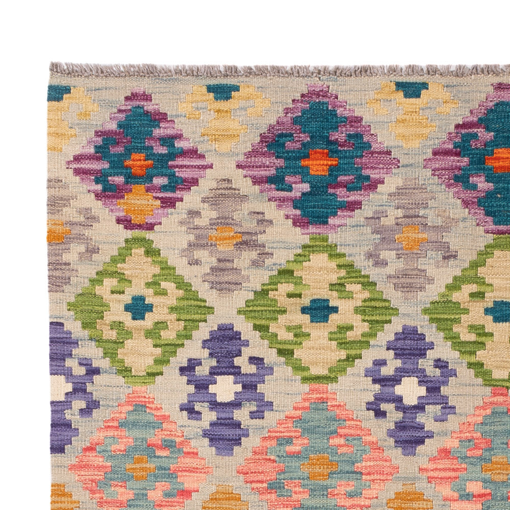 Kilim Maimana Tæppe 215x150cm - Uldtæppe