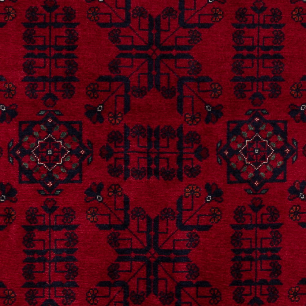 Afghan Teppich - Royal - 141 x 100 cm - rot