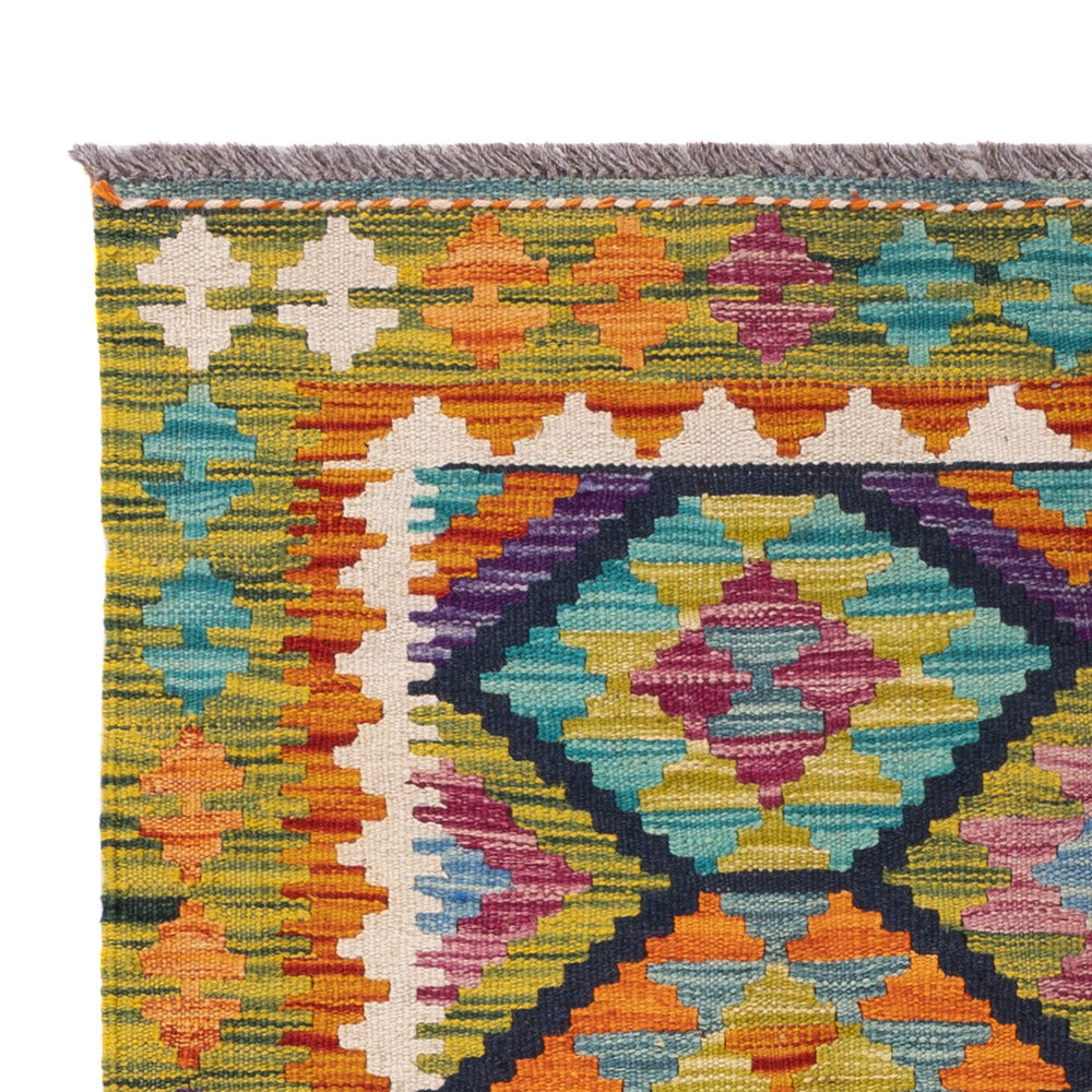 Kilim Maimana Tæppe 143x101cm - Uldtæppe