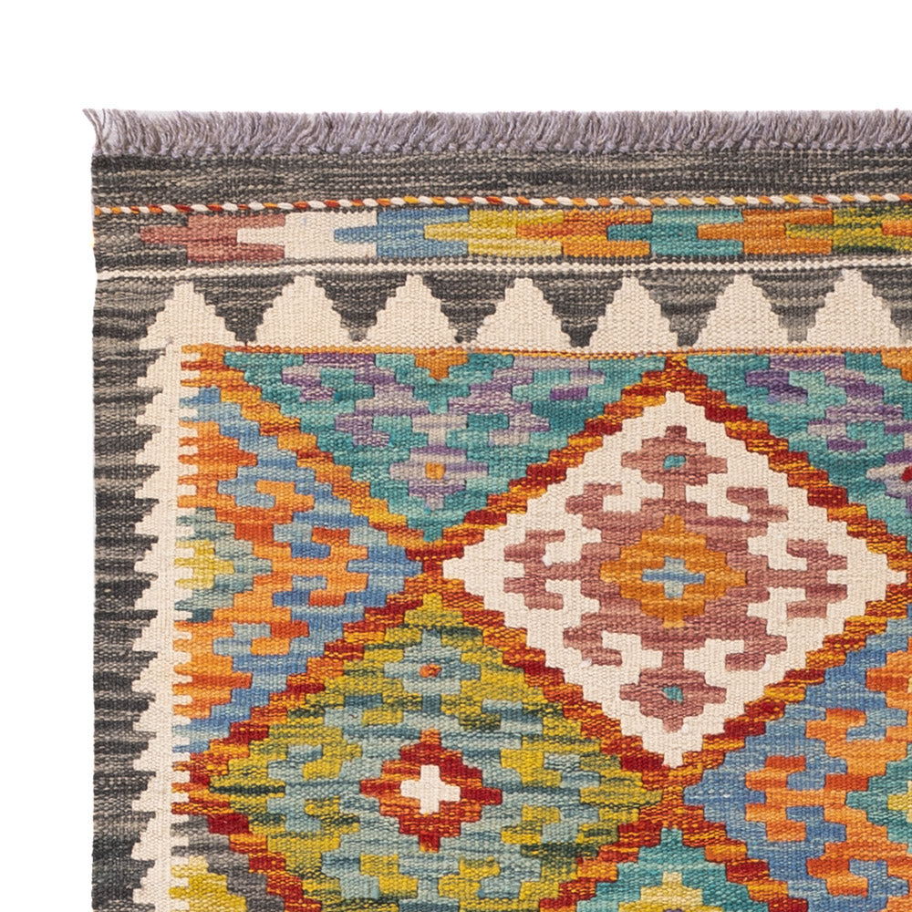 Kelim Teppich - Splash - 150 x 104 cm - bunt