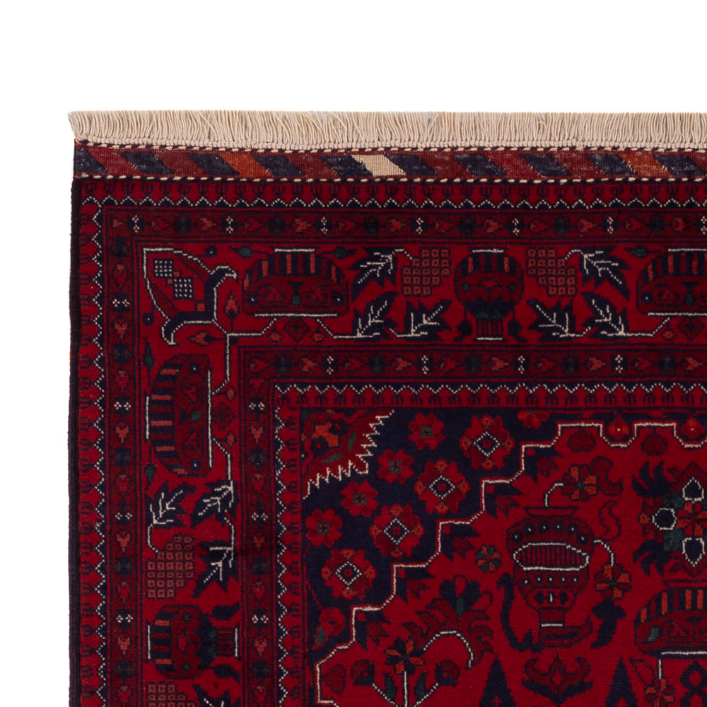 Afghan Teppich - Royal - 148 x 104 cm - rot