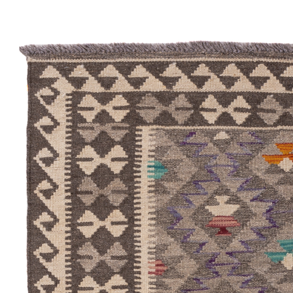 Kelim Teppich - Splash - 154 x 103 cm - natur