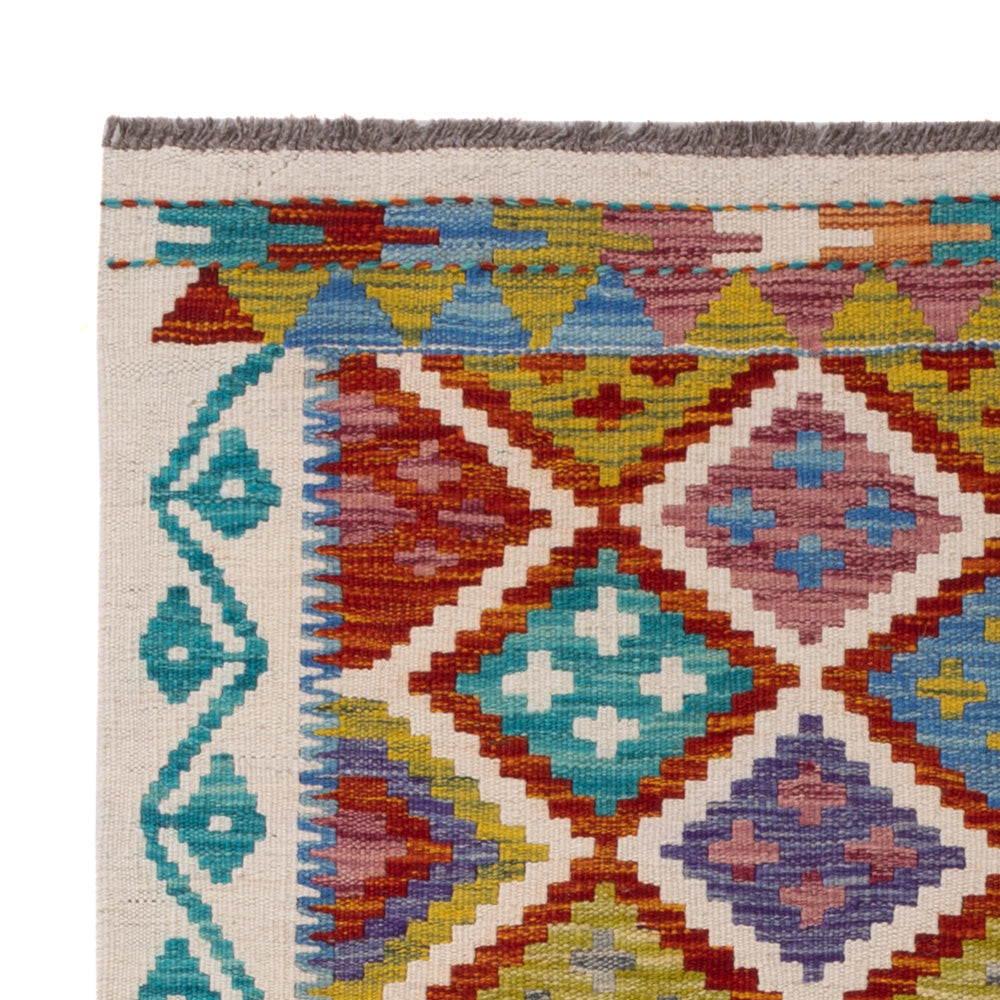 Kilim Maimana Tæppe 144x102cm - Uldtæppe