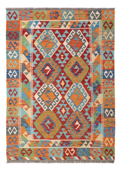 Kilim Maimana Tæppe 106x146cm - Uldtæppe