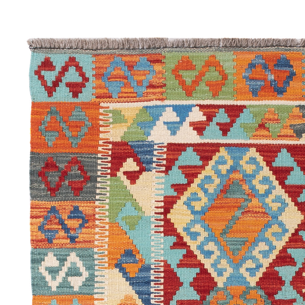 Kilim Maimana Tæppe 146x106cm - Uldtæppe