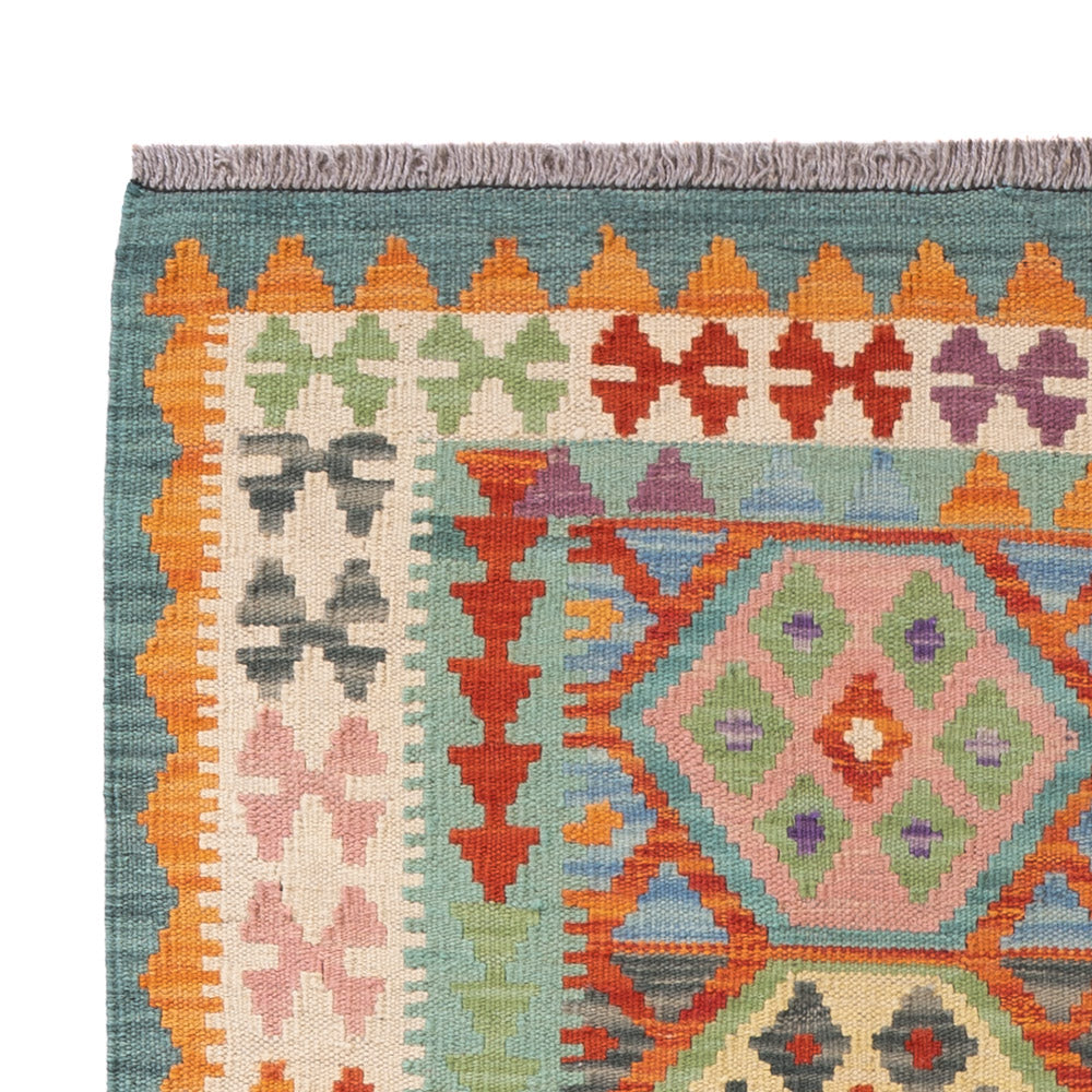 Kilim Maimana Tæppe 147x104cm - Uldtæppe