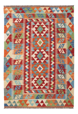 Kelim Teppich - Splash - 145 x 99 cm - bunt