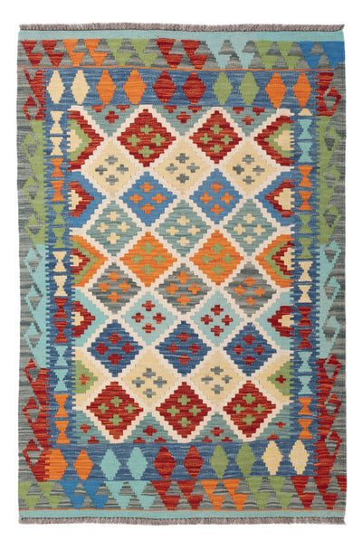 Kilim Maimana Tæppe 100x148cm - Uldtæppe