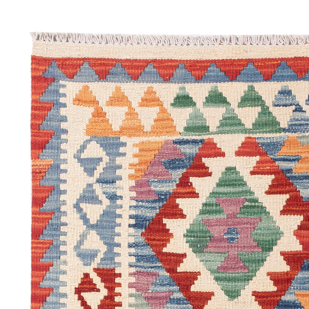 Kilim Maimana Tæppe 133x96cm - Uldtæppe