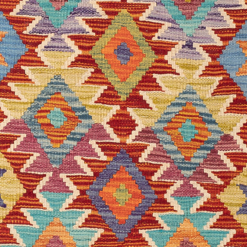 Kelim Teppich - Splash - 150 x 99 cm - bunt