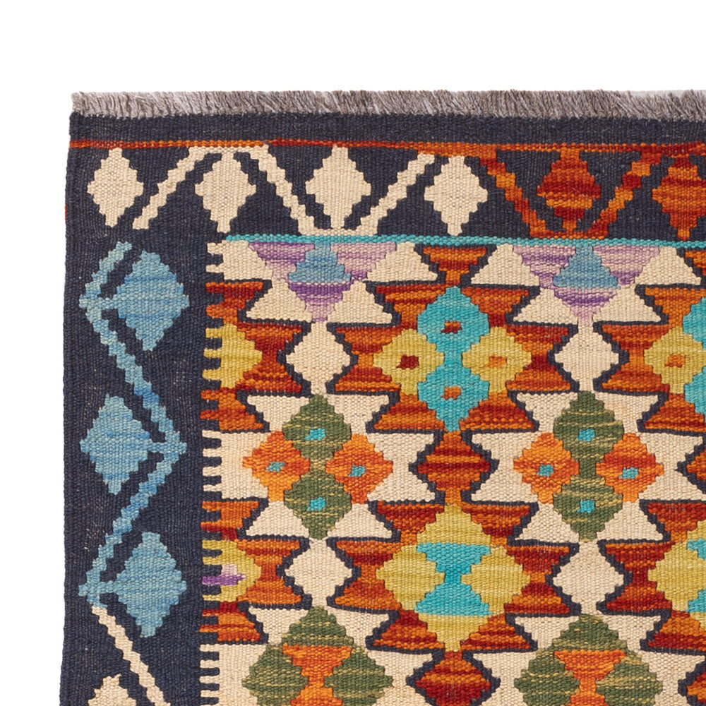 Kilim Maimana Tæppe 147x103cm - Uldtæppe