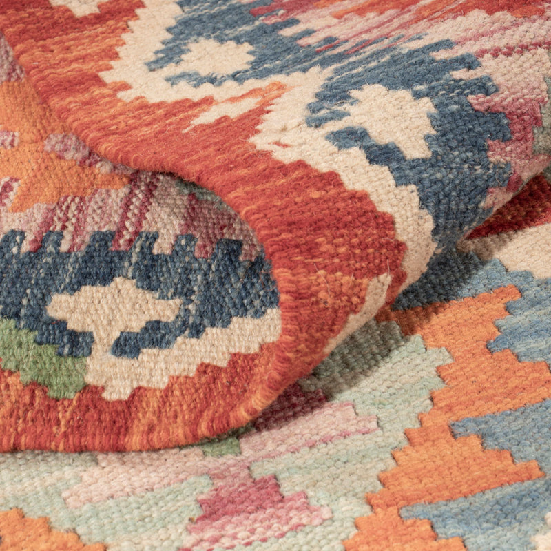 Kelim Teppich - Splash - 147 x 99 cm - bunt