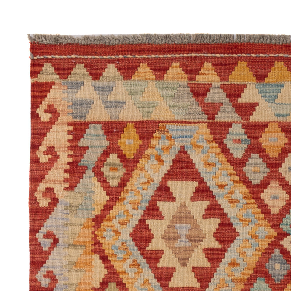 Kilim Maimana Tæppe 139x102cm - Uldtæppe