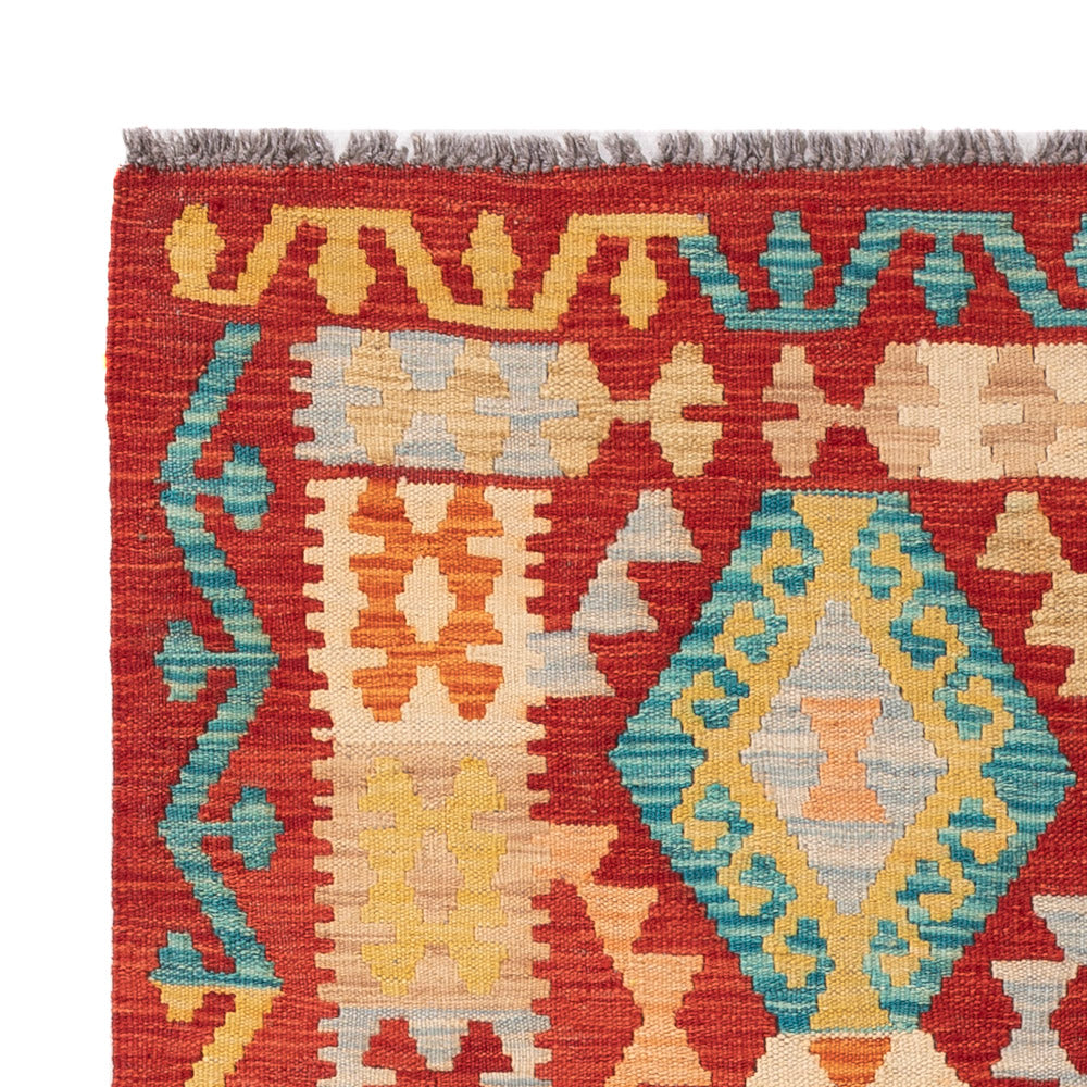 Kilim Maimana Tæppe 103x147cm - Uldtæppe