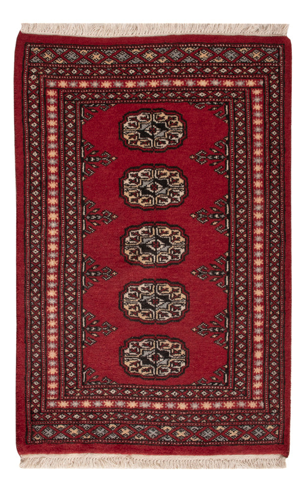 Pakistan Teppich - 92 x 62 cm - rot