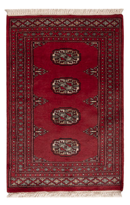 Pakistan Teppich - 94 x 63 cm - rot