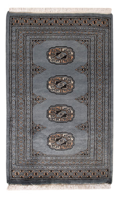 Pakistan Teppich - 94 x 60 cm - hellblau