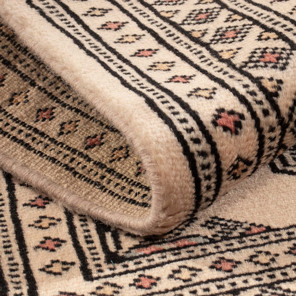 Pakistan Teppich - 92 x 66 cm - creme