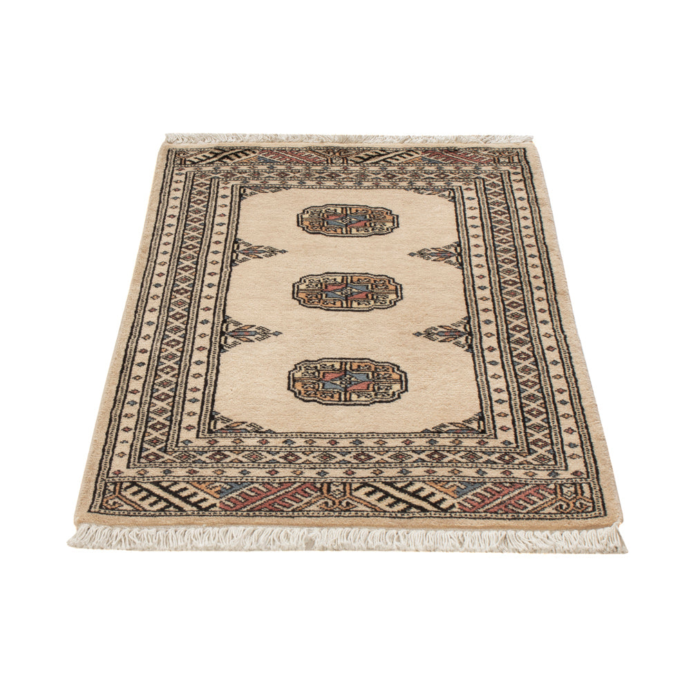 Pakistan Teppich - 92 x 63 cm - creme