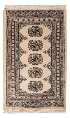 Pakistan Teppich - 94 x 62 cm - creme