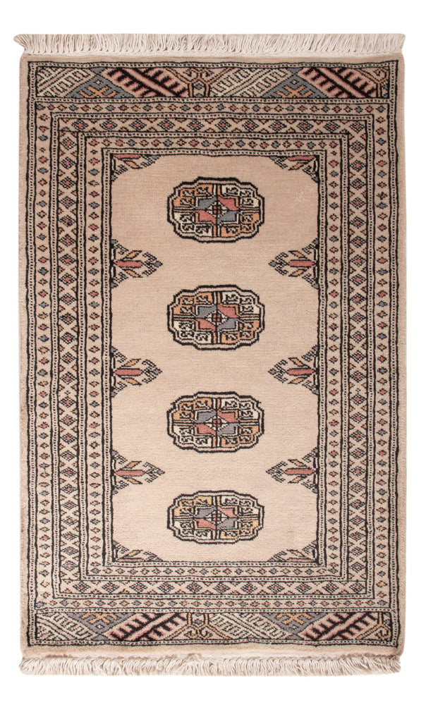 Pakistan Teppich - 95 x 62 cm - creme