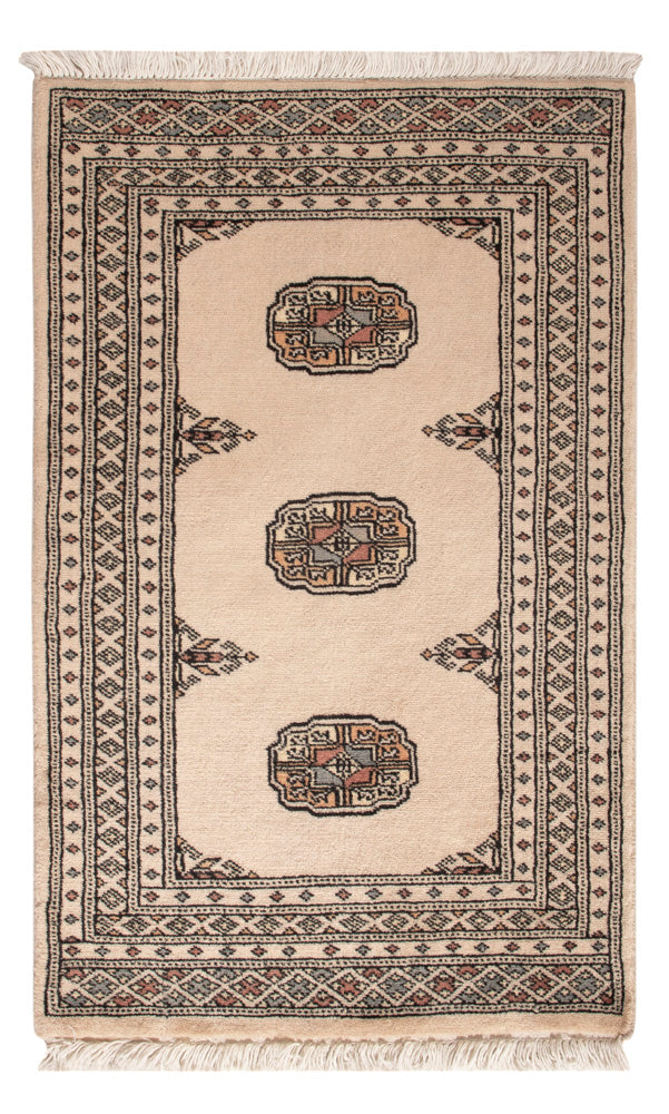 Pakistan Teppich - 96 x 60 cm - creme