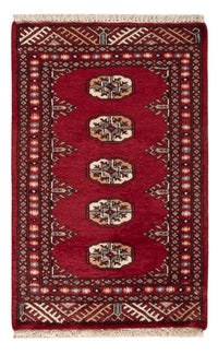 Pakistan Teppich - 90 x 60 cm - rot