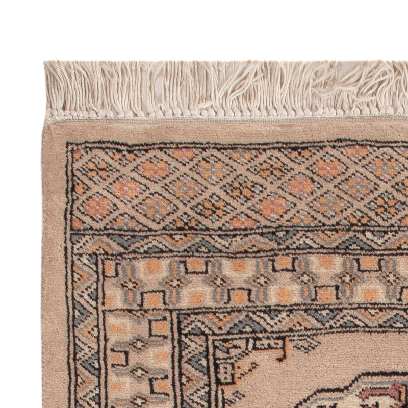 Pakistan Teppich - 94 x 64 cm - hellbraun