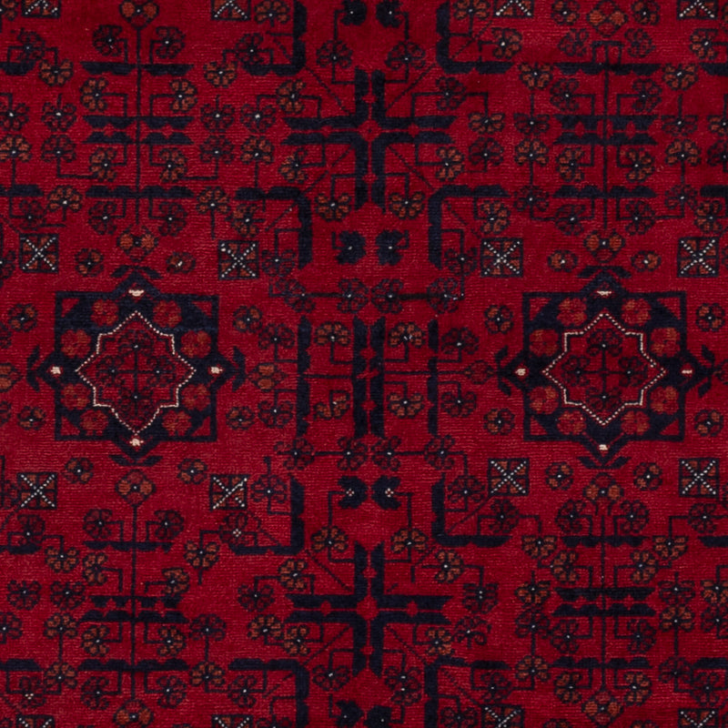 Afghan Teppich - Royal - 138 x 101 cm - rot