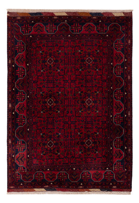 Afghan Teppich - Royal - 139 x 100 cm - rot