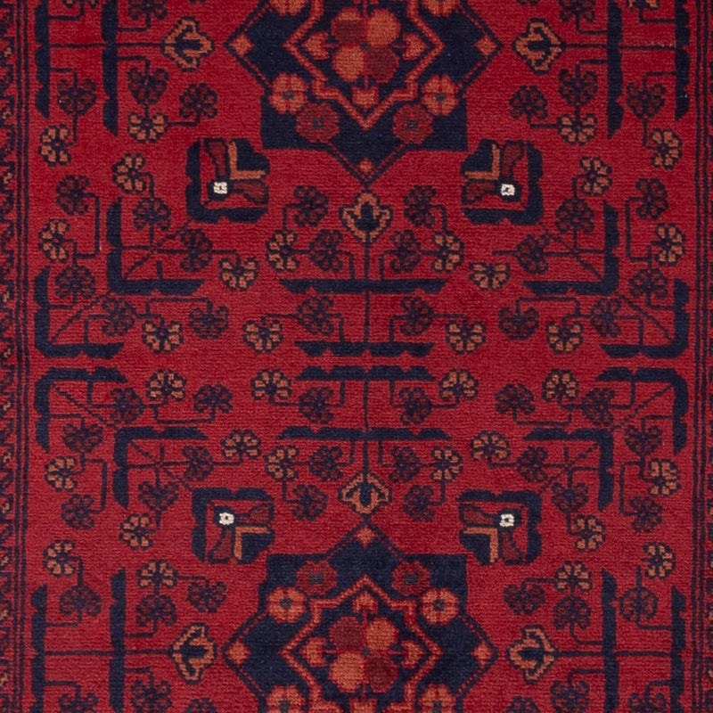 Afghan Teppich - Kunduz - 147 x 100 cm - rot