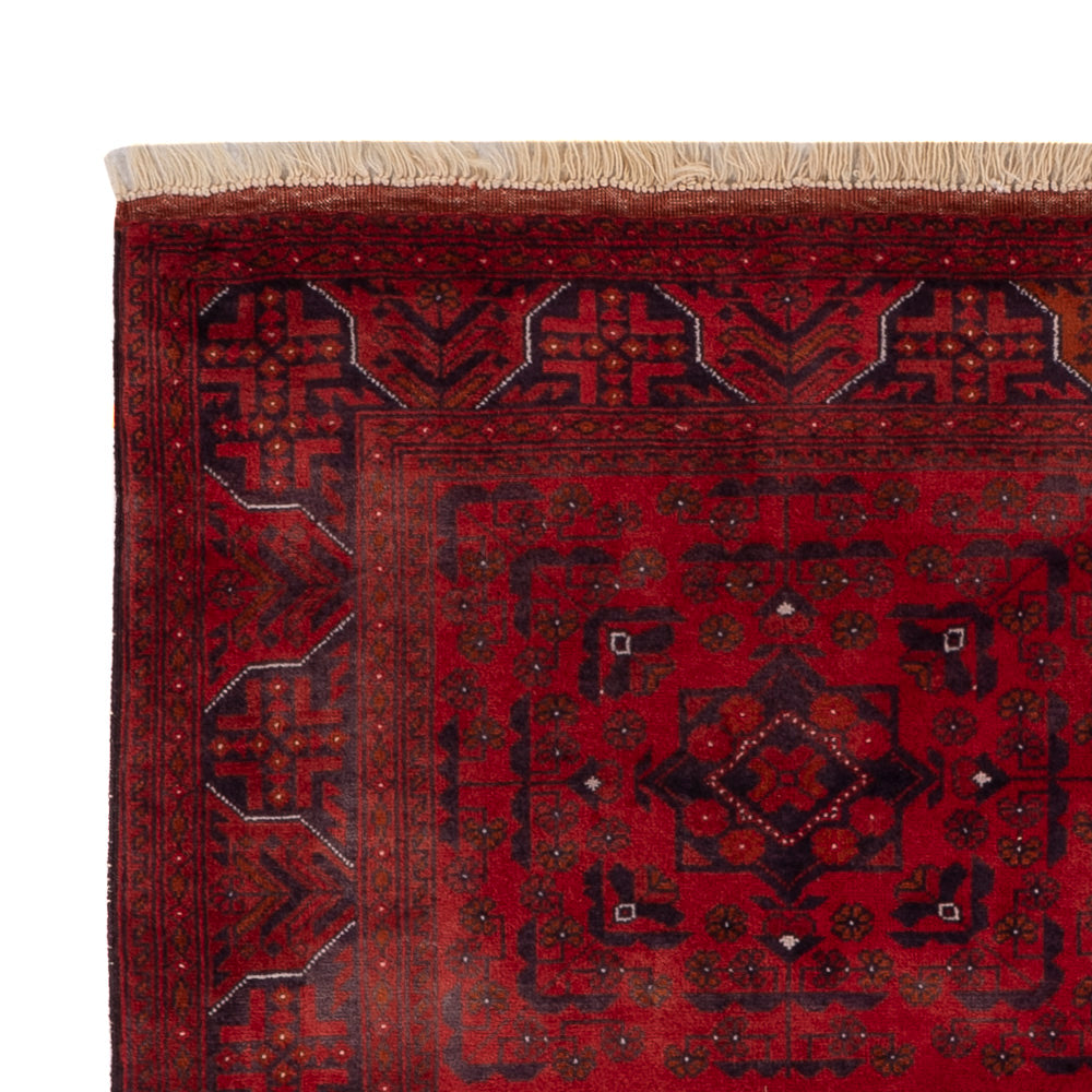 Afghan Teppich - Royal - 139 x 101 cm - rot