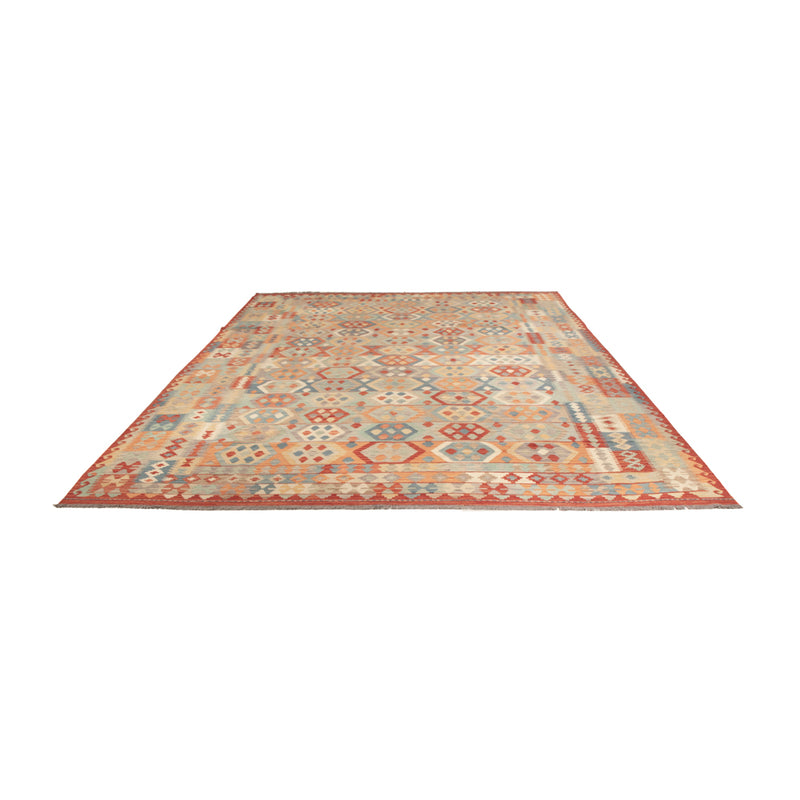 Kelim Teppich - Splash - 393 x 301 cm - bunt