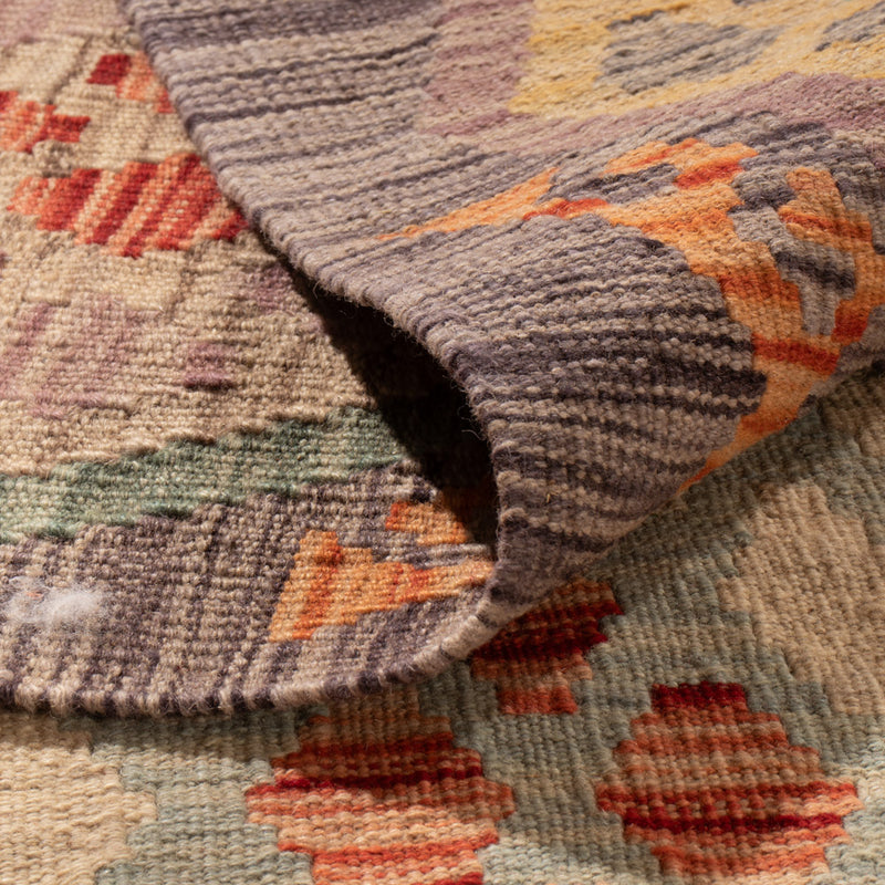 Kelim Teppich - Splash - 349 x 268 cm - bunt