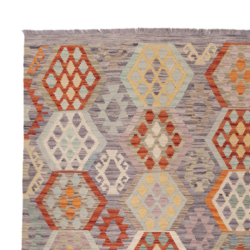 Kelim Teppich - Splash - 340 x 245 cm - bunt