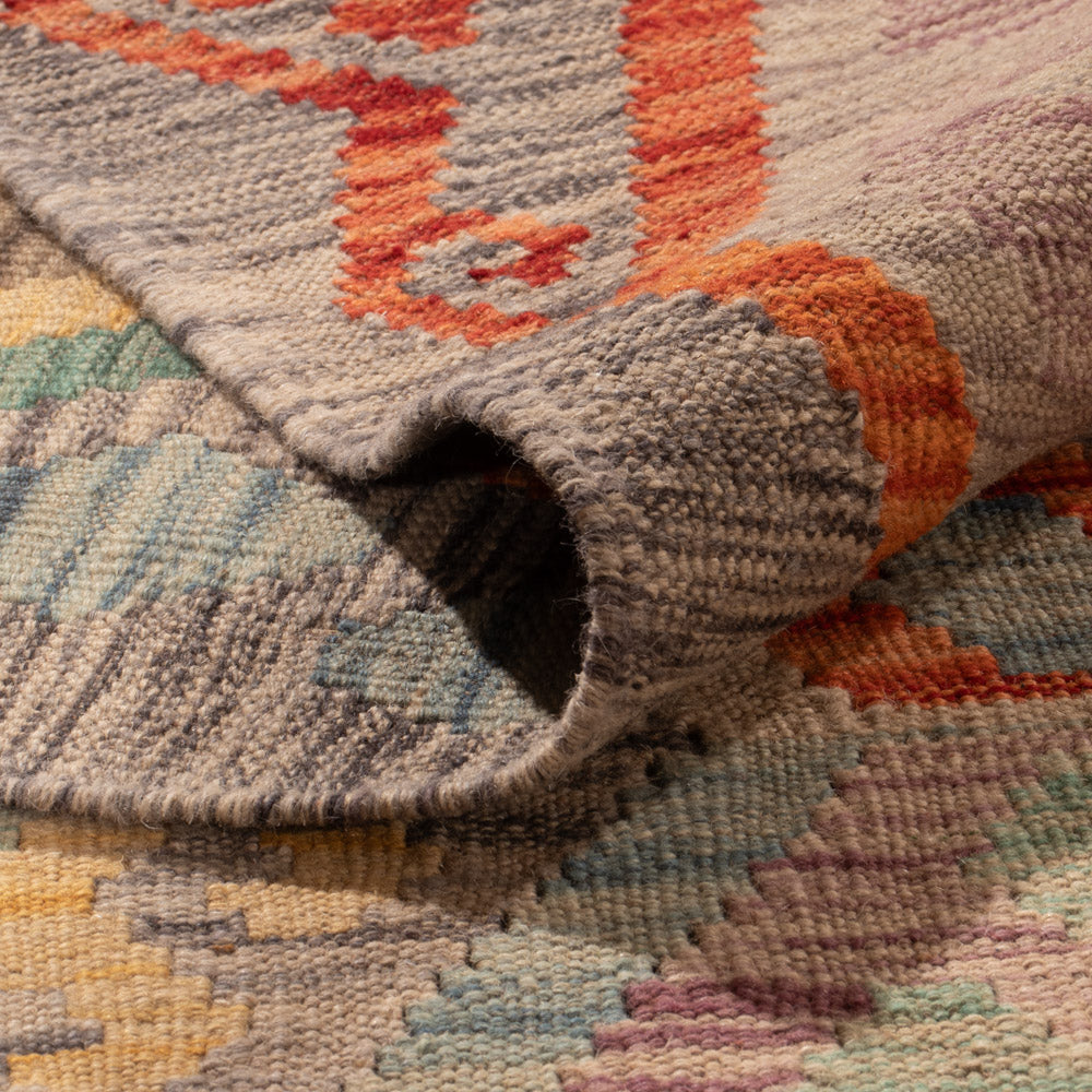 Kelim Teppich - Splash - 337 x 251 cm - bunt