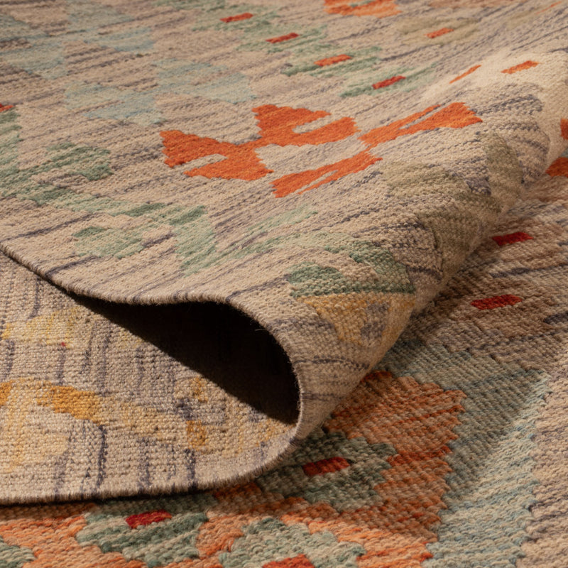 Kelim Teppich - Splash - 339 x 253 cm - bunt
