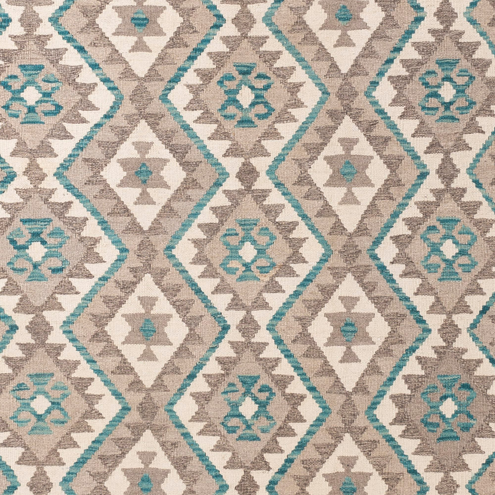 Kelim Teppich - Splash - 300 x 257 cm - natur