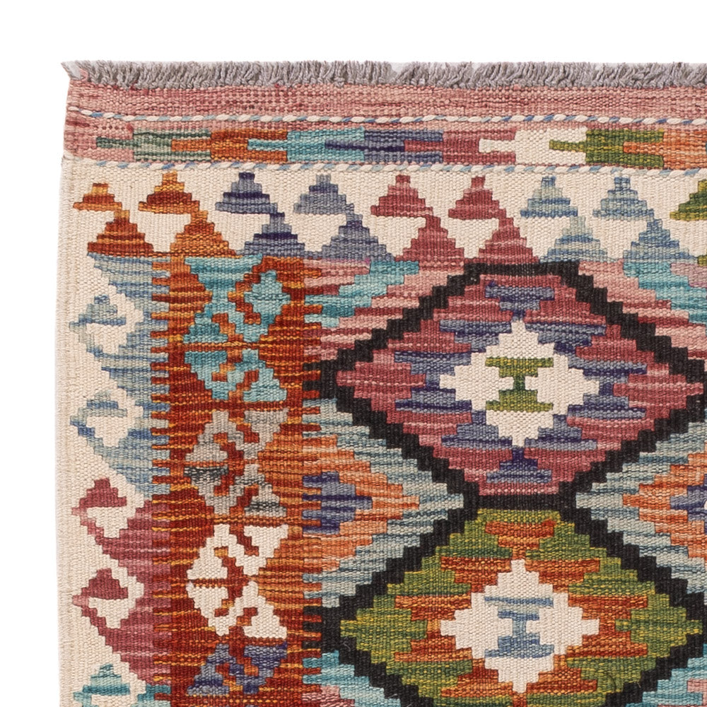 Kilim Maimana Tæppe 104x97cm - Uldtæppe