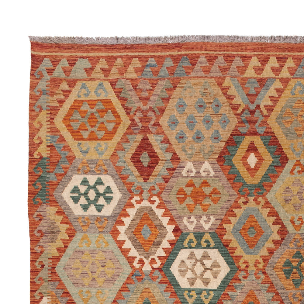 Kilim Maimana Tæppe 352x256cm - Uldtæppe